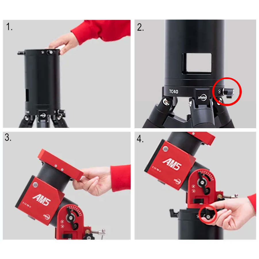ZWO PE200 TC40 attachment