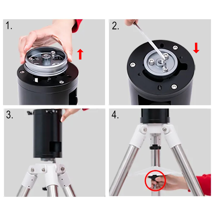 ZWO PE200 Skywatcher tripod attachment