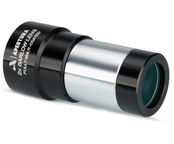 2x ED Barlow lens side view