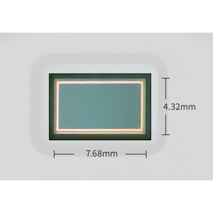 A close up on the guide sensor