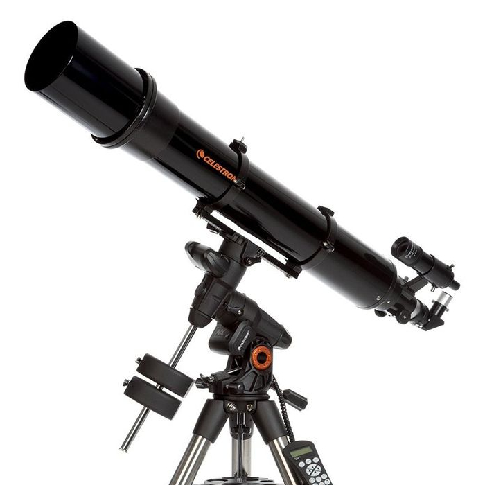 {{Celestron 6 Refractor with eyepiece on avx}}