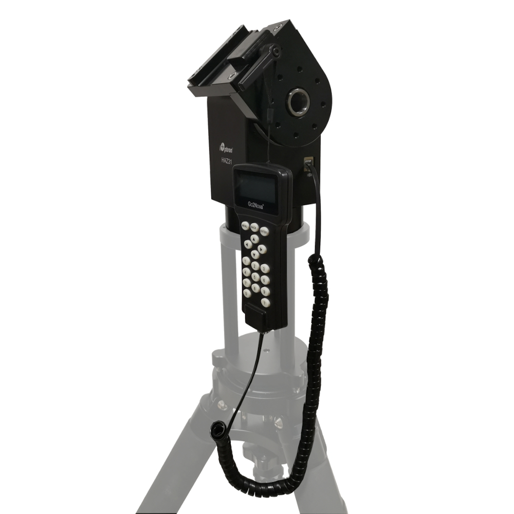 {{iOptron HAZ31 mount head with Go2Nova 8409 hand controller}}