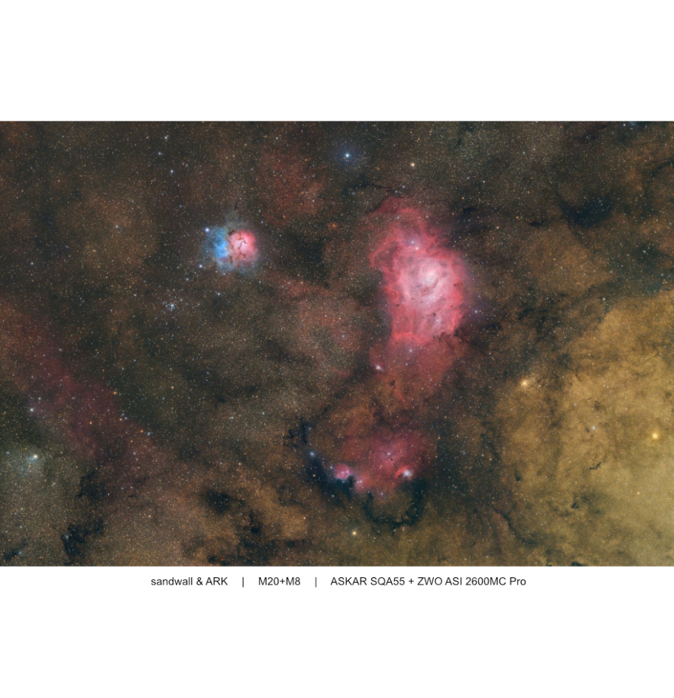 SQA55 lagoon nebula image