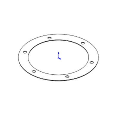 QHY M54 to 6 Through Hole Spacer - 0.5 mm