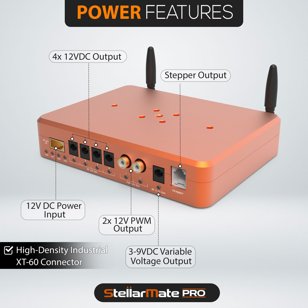 Stellarmate Pro 128 Power Features